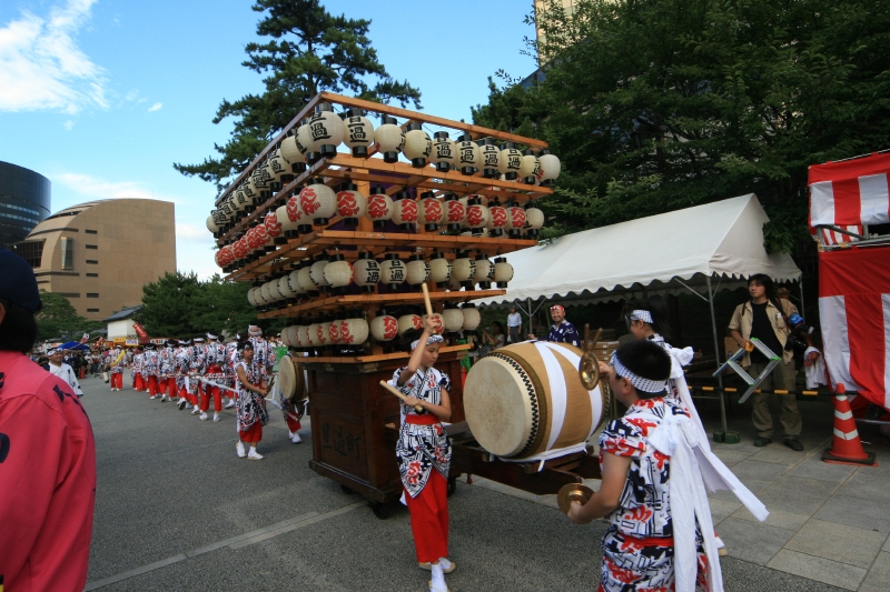 祇園町　旦過山車運行予定