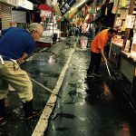 【ブログ】旦過市場通りをきれいにしました!