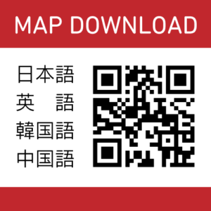 旦過市場商店街・マップQRコード